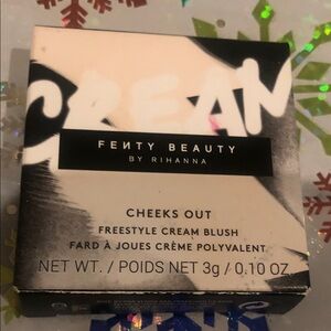 Fenty Beauty Cheeks Out Cream Blush - Black and White Packaging